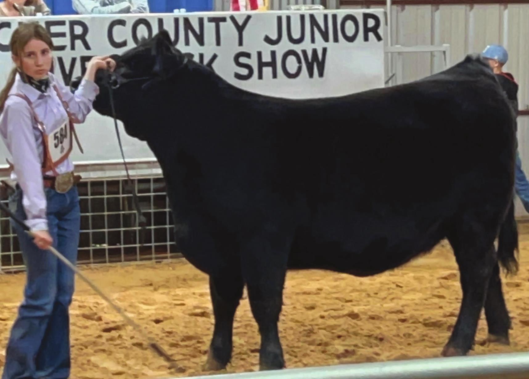 Archer County Junior Livestock Show Showmanship results Archer County